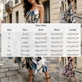 thumbnail image 3 of Levmjia Womens Strapless Floral Print Maxi Dress Sleeveless High Low Ruffle Hem Flowy A Line Casual Summer Dress Lightweight Breathable Elegant Dress Beach Vacation Party, 3 of 7