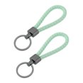 thumbnail image 1 of Llavero de coche Unique Bargains Llavero universal con anillo para llaves de control remoto para casa de cuero aleación de zinc verde 2 Pcs, 1 of 6
