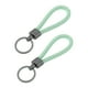 thumbnail image 1 of Llavero de coche Unique Bargains Llavero universal con anillo para llaves de control remoto para casa de cuero aleación de zinc verde 2 Pcs, 1 of 6