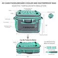 thumbnail image 3 of Bolsa Térmica MORXPLOR Impermeable de PVC para Paddleboard, capacidad para 40 latas, 3 of 7
