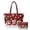 Christmas Cat Snowflake Print, variant on SEANATIVE Christmas Snowman Print Quilted Shoulder Bags for Short Trips, Portable Multifunctional Women's Shoulder Bag and Storage Bag Set of 2 Stretch Polyester Women's Quilted Bag