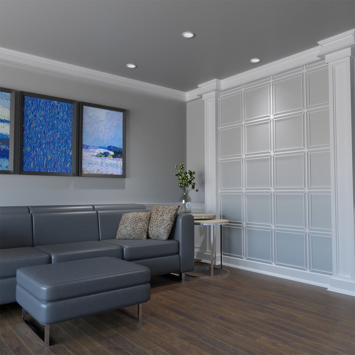 Medium Fairplay Decorative Fretwork Wall Panels in Architectural Grade PVC