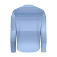 thumbnail image 6 of ylioge Stripe Tops for Women Plus Size L-5X Long Sleeve Crewneck Shirts Womens Casual Loose Pullover Pleated Loungewear Going-Out Oversized Top, 6 of 6