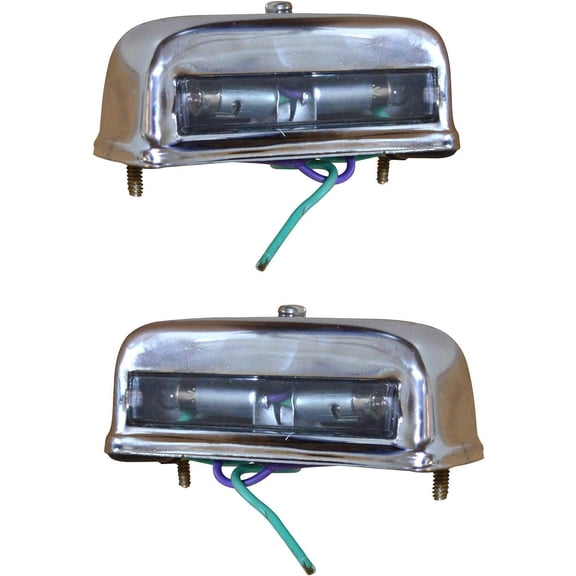 APSMOTIV Licence Plate Light Set Suitable for VW LT1 Iveco Magirus Ford Transit and Universal Applications