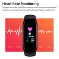 thumbnail image 3 of FlyFlise M7 Smart Bracelet 0.96 inch LED Screen Support Heart Rate Blood Pressure Blood Oxygen, 3 of 8
