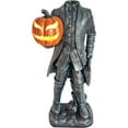 thumbnail image 2 of Haunted Hill Farm 44" 13 lbs Headless Horseman Statue, Halloween Decor, HHMG040-0HHM-BLK, 2 of 14
