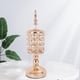 thumbnail image 3 of Candelero de cristal Sunnimix Candelero romántico de lujo 35 cm, 3 of 7