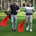 thumbnail image 3 of czcpp-Magnetic Towel, Magnetic Clip for Golf Towel, Microfiber Fabric Waffle Pattern Towels Industrial Strength Magnet for Strong Hold to Golf Carts or Clubs (1, Red), 3 of 4