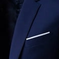 thumbnail image 3 of PMVFHDE Men‘s Slim Fit Business Set Mens Suits Sweat Suit Vest And Pants 3 Piece Set Wedding Party Formal Attire For Groom Soft Comfortable Breathable Fitted Elegant Outfit, 3 of 3