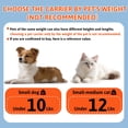 thumbnail image 4 of Top and Side Expandable Pet Carrier 18x11x11 Inches Delta United Airline Approved, Soft-Sided Carrier for Small Cats and Dogs with Locking Safety Zippers and Anti-Scratch Mesh(Pink), 4 of 13