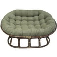 thumbnail image 2 of Blazing Needles 65-inch by 48-inch Solid Microsuede Double Papasan Cushion (Cushion Only - Chair Frame NOT Included) 93304-MS-SP, 2 of 2