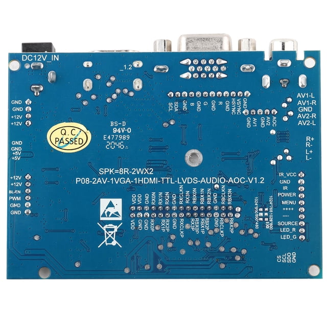 Placa controladora de inversión HDMI VGA 2AV para pantalla LCD AT070TN92 de 7 pulgadas y 800 x 480