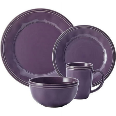 Rachael Ray - Cucina 16-Piece Dinnerware Set - Lavender Purple