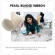 thumbnail image 4 of 1 Rollo de adhesivo Pearl Strip Hermosa Ropa Pearl Belt Pearl Beaded Cinta, 4 of 6