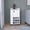 White, variant on White Bar Cart with 6 Wine Racks and Moving Casters / Quick Assembly with Precise Holes