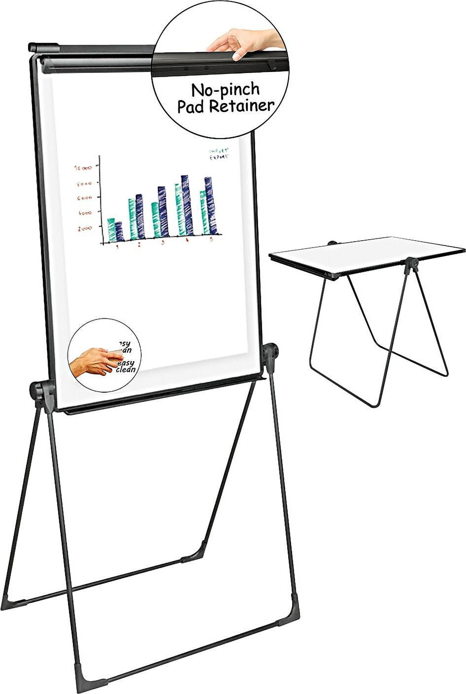 Universal Double Sided Whiteboard Easel, White