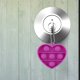 thumbnail image 5 of Juguete para apretar para niños con forma de corazón y burbujas de silicona para aliviar el estrés (púrpura) Tmvgtek Para estrenar, 5 of 9