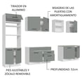 thumbnail image 4 of Cocina Integral Completa Modular Madesa Agata 310cm BG 02, 4 of 5