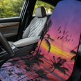 thumbnail image 4 of XYZCANDO Car Seat Towel Cover Keep Seats Clean Seat Cover Towel for Workout Gym Hiking, Car Seat Cover Towel Sweatproof, Sunset with Palm Trees Print, 4 of 11