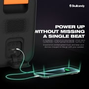 Skullcandy Stomp Portable Bluetooth Speaker, Waterproof, LED Lighting, USB Rechargeable, Black