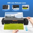 thumbnail image 6 of A3 Laminator Machine, 13 inch Cold Hot Laminating Machine with Laminating Sheets, Paper Trimmer and Corner Rounder, Fast Warm No Jam Personal Thermal Laminator Machine 11x17 for Home Office School, 6 of 7