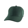 thumbnail image 1 of TopHeadwear Blank Kids Youth Baseball Hat, Forest Green, 1 of 2
