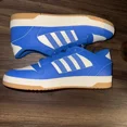 thumbnail image 3 of NIB Adi-das Men’s Break Start Basketball Shoes Size M11/W12 Blue/White, 3 of 6