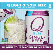 QDR LIGHT GINGER BEER ( 6 X 7.5 OZ )