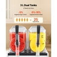 thumbnail image 5 of VEVOR Slushie Machine, 3L/100oz x 2 Tank Slushy Machine for Home, No Ice Needed Frozen Drink Maker, Margarita Maker with Self-Cleaning, for Frozen Margaritas, Frappés, Milkshake & More, 5 of 9
