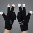 thumbnail image 4 of SUTENGDA Women‘s Winter Warm Padded Open Finger Gloves with Screen Accessibility  Acrylic Material  One Size Fits, 4 of 5