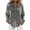 Grey, variant on Button Down Shirt For Women Shiny Velvet Sequin Party Long Sleeve Casual Button Front Shirt