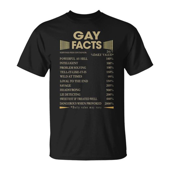 Gay Name Gay Facts TShirt
