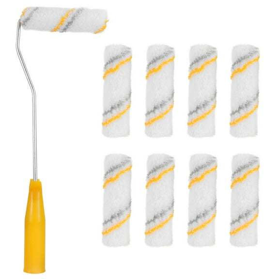 Milisten 1Set Wall Paint Roller Mini Wall Paint Roller for Window Painting 32cm Handle