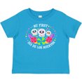 thumbnail image 3 of Inktastic My 1st DÃ­a De Los Muertos with Sugar Skulls and Flowers Boys or Girls Baby T-Shirt, 3 of 5