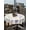 white, variant on Easter Outdoor Tablecloth - 52x70 Inch Rectangle Dining Table Cover, Striped Colorful Eggs Spring Vintage Botanical Waterproof Outdoor Table Cloth with Umbrella Hole & Zipper for Picnic/Patio/Party