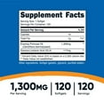 thumbnail image 5 of Nutricost Evening Primrose Oil Supplement 1,300mg, 120 Softgels, 120 Servings, 5 of 5