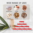 thumbnail image 5 of 5G/5ML Plastic Clear Cosmetic Sample Jars with Red Lids, 5 of 9