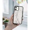 thumbnail image 5 of WIRESTER Shockproof Soft Rubber Cover Case for Apple iPhone 12 / 12 Pro 6.1" 2020, Cream Stone Marble, 5 of 5