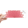 thumbnail image 1 of Planta flor flor de loto ilustración Rectángulo Parachoques Pegatina Cuaderno Ventana Calcomanía, 1 of 1