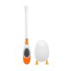 thumbnail image 1 of Cateissary Soporte para escobilla de baño Forma de pato Lindo Soporte de fregador montado en la pared Cepillos flexibles flexibles Limpieza de Suministros de limpieza para el hogar blanco, 1 of 6