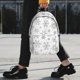 thumbnail image 2 of Easygdp Snowflake Minimalist Mochila Ligera de 15 Pulgadas para Estudiantes, Mochila Cómoda para la Escuela y Viajes, Correas Ajustables, 2 of 6