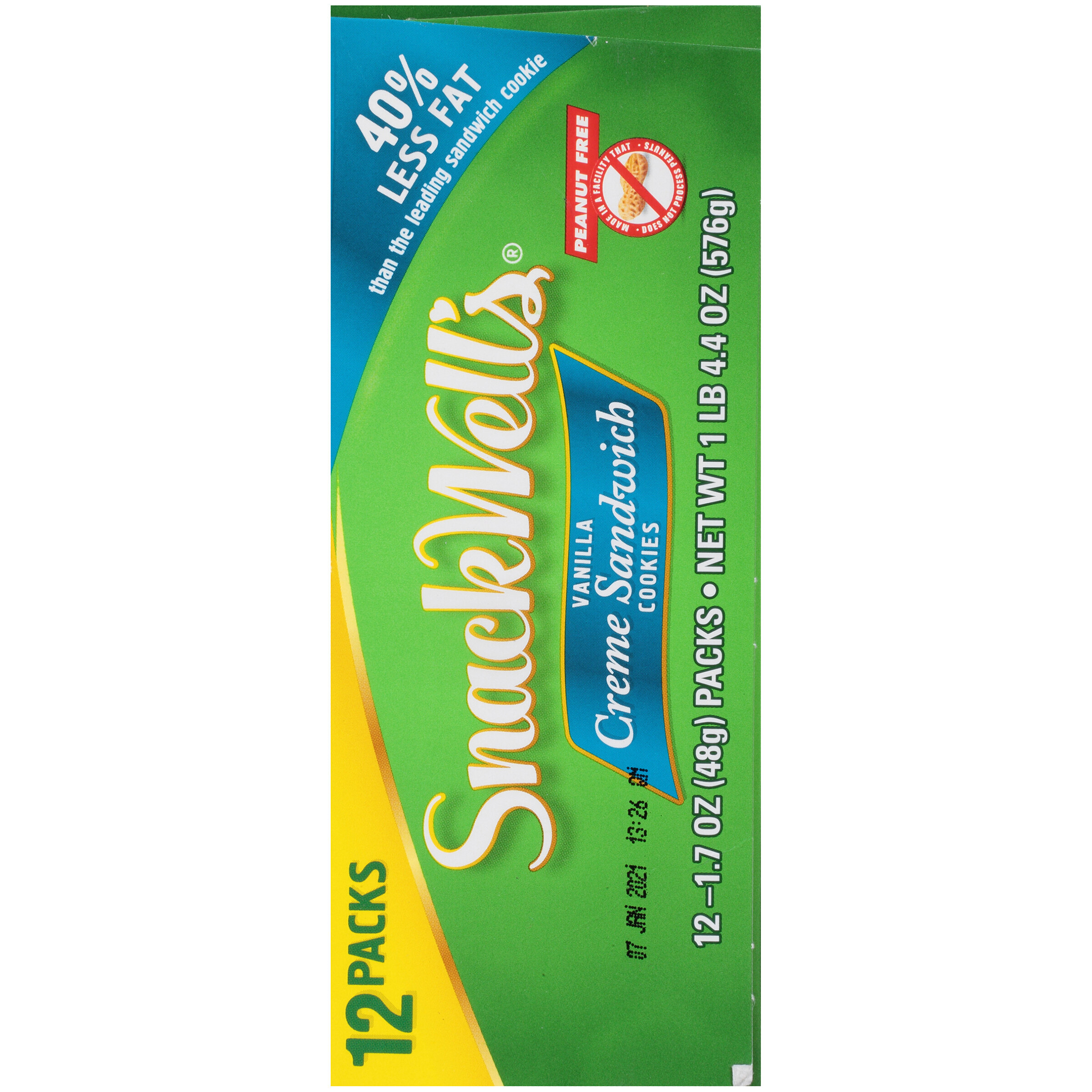 Snackwell's® Vanilla Creme Sandwich Cookies 12-1.7 oz. Packs