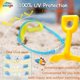 thumbnail image 4 of Swim Goggles 2 Pack Anti-Fog Anti-UV Wide View Swimming Goggles for Kids 3-14, 4 of 5