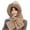 Khaki, variant on Erwazi Womens Winter Beanie Hat Scarf Hat Set Conjoined Neck Head Warmer Wrap Warm Winter Hats Neck Scarves