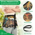thumbnail image 4 of Yayeee Waist Apron with Pockets for Cooking Waterproof Half Server Aprons, Colorful Skeleton Sun, 4 of 7