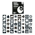 thumbnail image 2 of Guiexla 1 Box Baby Black White Cards Infants High Contrast Flash Card 0-3 Months Newborns Visual Stimulation Brain Sensory Development Paper Card Toy, 2 of 8