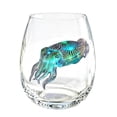 thumbnail image 2 of 2D Stemless Wine Glasses, Ocean Series Stemless Drinkware Tumbler, Beach Themed Decor Bar Glass Cup, Coastal Housewarming Gift for Ocean Lovers, 2 of 6
