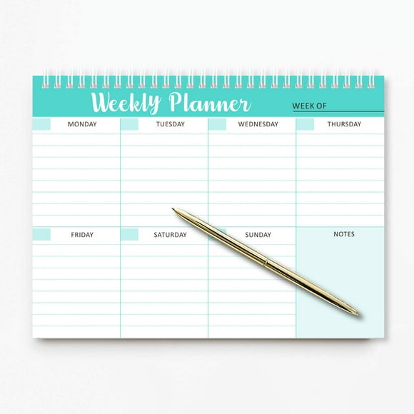 EGNMCR Weekly Planner Notepad To Do List Pad With 52 Tear Off Sheets,Weekly Calendar Desk Pad For Home & Office Maximizing Productivity, 7.5x10 Inches planner note