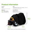 thumbnail image 2 of NASUM Riding Lawn Mower Tractor Cover Fits Decks Up to 72 x 54 x 46 inches, 420D Waterproof Anti UV Garden Protector, Black, 2 of 7