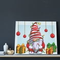 thumbnail image 3 of Kdxio Funny Christmas Gnome Pattern Canvas Wall Art for Living Room Wall Decor for Bedroom Bathroom Modern Framed Canvas Art Prints Ready to Hang,Horizontal, 3 of 6